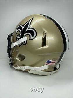 New Orleans Saints Game Used Football Helmet #79 Signed by Michael Thomas