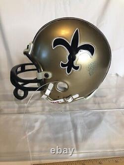 New Orleans Saints Heath Shuler SIGNED Mini Helmet Football Memorabilia
