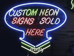 New Orleans Saints Helmet 24x20 Neon Light Sign Lamp Beer Bar Open Football