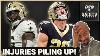 New Orleans Saints Injuries Piling Up Explosive Plays Decide Derek Carr Patrick Mahomes Matchup