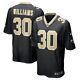 New Orleans Saints Jamaal Williams #30 Nike Men's Black Official Nfl Game Jersey