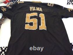 New Orleans Saints Jonathan Vilma 51 Reebok On Field Jersey Size 60