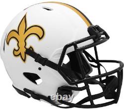 New Orleans Saints LUNAR Alternate Revolution Auth. Football Helmet