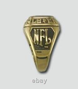 New Orleans Saints Large Classic Goldplated NFL Ring