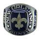 New Orleans Saints Large Classic Silvertone Nfl Ring
