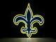 New Orleans Saints Logo Neon Light Sign 17x14