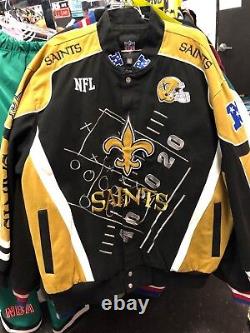 New Orleans Saints MTC Marketing Jacket NFL BRAND MENS