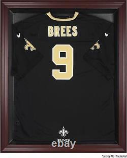 New Orleans Saints Mahogany Frame Jersey Display Case