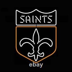 New Orleans Saints Man Cave 20x16 Neon Lamp Light Sign Bar Open Wall Decor Art