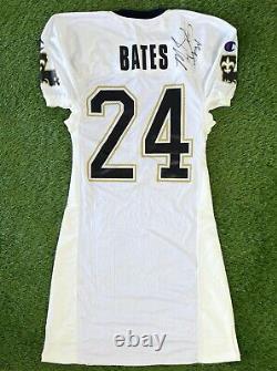 New Orleans Saints Mario Bates Vintage Team Issued NFL Football Jersey Autograph