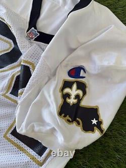 New Orleans Saints Mario Bates Vintage Team Issued NFL Football Jersey Autograph