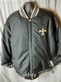 New Orleans Saints Men's NFL Team Apparel Front Snap Reversible Jacket