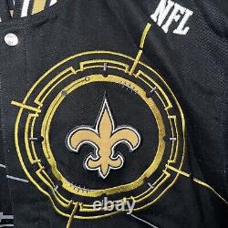 New Orleans Saints? Mens Size Large Black G-III On Point Jacket New With Tags