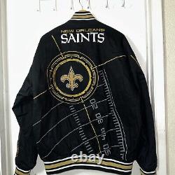 New Orleans Saints? Mens Size Large Black G-III On Point Jacket New With Tags