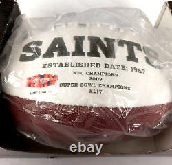 New Orleans Saints NFL Blank Autograph Football NFL Super Bowl Champs 2009 NEW