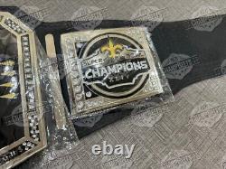 New Orleans Saints NFL Championship Belt Adult Size 2mm Brass