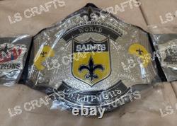 New Orleans Saints NFL Championship Belt Adult Size 2mm Brass
