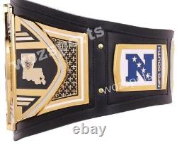 New Orleans Saints NFL Championship Belt Brass Leather Adult Size 2mm 4mm
