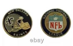 New Orleans Saints NFL Football Police Military Challenge Coin Helmet Cpo Brees