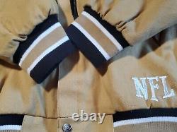 New Orleans Saints NFL Jacket Adult LARGE Twill Slash L Thick (NEVER WORN)