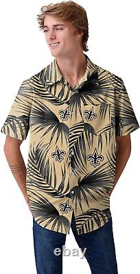New Orleans Saints NFL Mens Hawaiian Button up Shirt XL