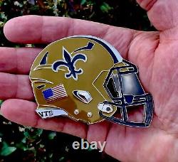 New Orleans Saints NFL Salute To Service? Coin Super Bowl XLIV 44 Champs Brees