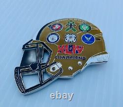 New Orleans Saints NFL Salute To Service? Coin Super Bowl XLIV 44 Champs Brees