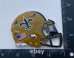 New Orleans Saints NFL Salute To Service? Coin Super Bowl XLIV 44 Champs Brees