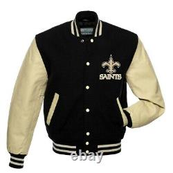 New Orleans Saints NFL varsity jacket all sizes