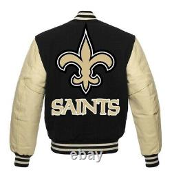 New Orleans Saints NFL varsity jacket all sizes