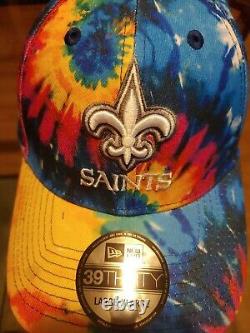 New Orleans Saints New Era Multi Color 2020 NFL Crucial Catch 39THIRTY FleX HAT