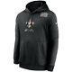 New Orleans Saints Nike Crucial Catch Sideline Pullover Hoodie Men's Large Nfl