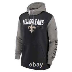 New Orleans Saints Nike Fashion Color Block Pullover Hoodie Men's 2023 NFL New
