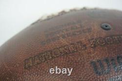 New Orleans Saints Official Wilson game football the Duke NFL pro brown leather