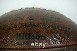 New Orleans Saints Official Wilson game football the Duke NFL pro brown leather