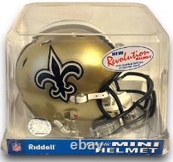 New Orleans Saints Rare 2002 Ltd 0662/2002 Riddell Revolution Mini Helmet