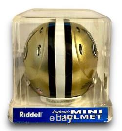 New Orleans Saints Rare 2002 Ltd 0662/2002 Riddell Revolution Mini Helmet