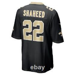 New Orleans Saints Rashid Shaheed #22 Nike Men's Black Official NFL Game Jersey