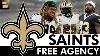 New Orleans Saints Receive Big Time News About Nfl Free Agency