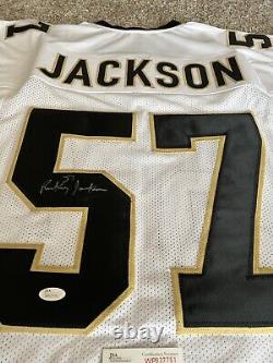 New Orleans Saints Rickey Jackson Autographed Hof Signed Jersey Jsa Coa