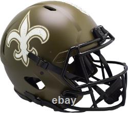 New Orleans Saints Riddell 2022 Salute To Service Speed Authentic Helmet