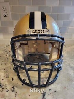 New Orleans Saints Riddell Revolution trophy football Helmet size Medium