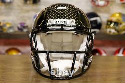 New Orleans Saints Riddell Speed Authentic Helmet Alternate