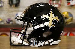 New Orleans Saints Riddell Speed Authentic Helmet Alternate