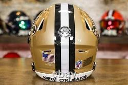 New Orleans Saints Riddell SpeedFlex Helmet GG Edition 00369