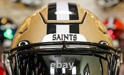 New Orleans Saints Riddell SpeedFlex Helmet GG Edition 00369