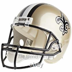 New Orleans Saints Riddell Vsr4 NFL Full Size Replica Football Helmet
