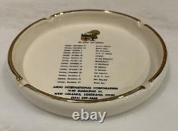 New Orleans Saints Saints Schedule Ashtray 6 1/2 Who Dat 1972 Vintage