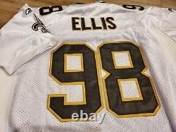 New Orleans Saints Sedrick Ellis Authentic Reebok Jersey super bowl patch 52