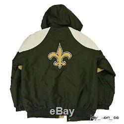 New Orleans Saints Starter Vintage REGULATOR Hooded Removable Zip/Button Jacket